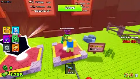 Build and Kill Zombies wave pressure while NEXT BOSS IN is counting
