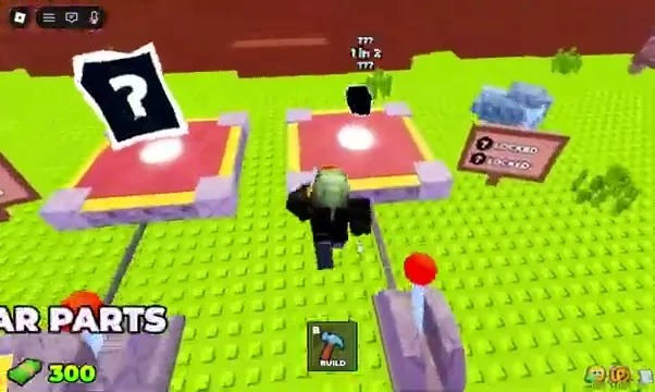 Build and Kill Zombies CAR PARTS roll pads at base